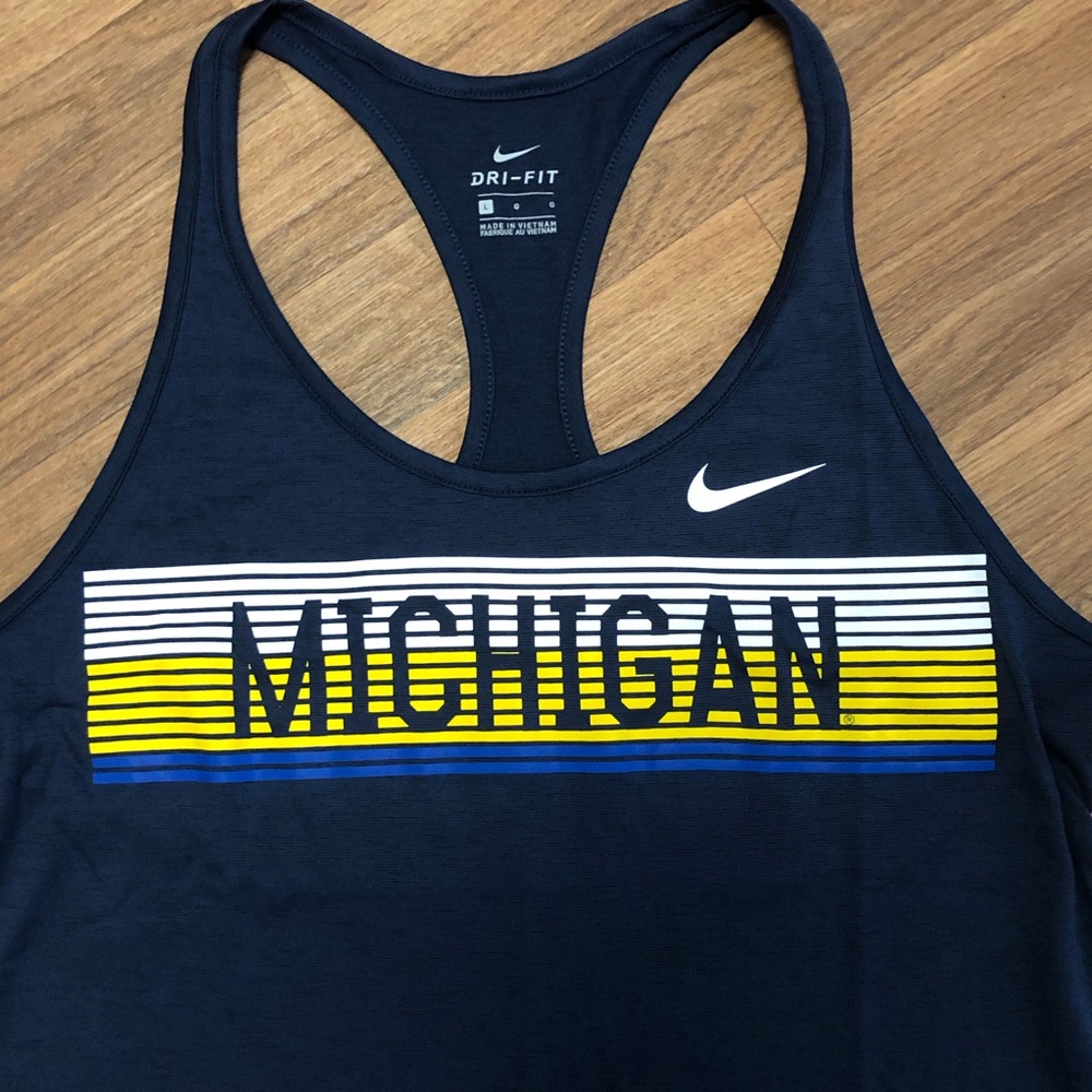 🏈🏀 Nike Michigan Wolverines Dri-Fit Tank Top M